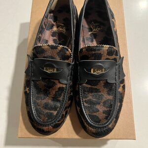 Christian Louboutin Penny Donna Loafer - Leopard Calf Hair